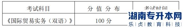 湖南信息學(xué)院專升本考試科目、分值分布及考試時(shí)間