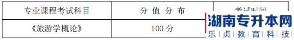 湖南信息學(xué)院專升本考試科目