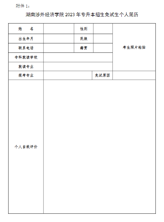 湖南涉外經(jīng)濟學(xué)院專升本