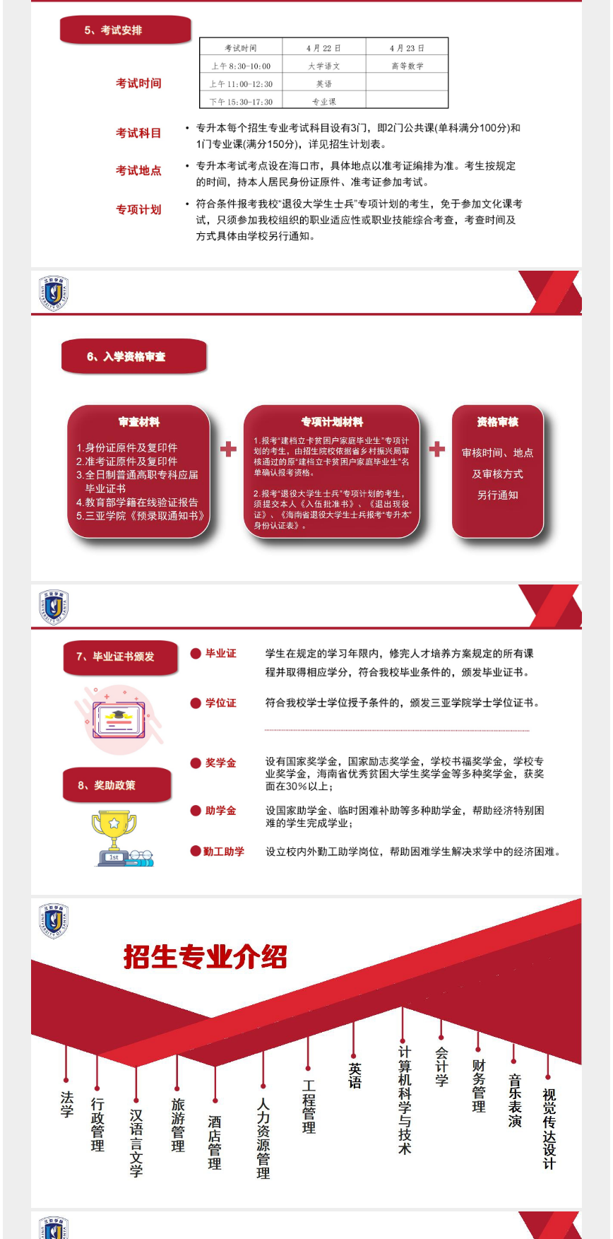 2023年三亞學(xué)院高職（?？疲┥究普猩喺鹿?！(圖4)