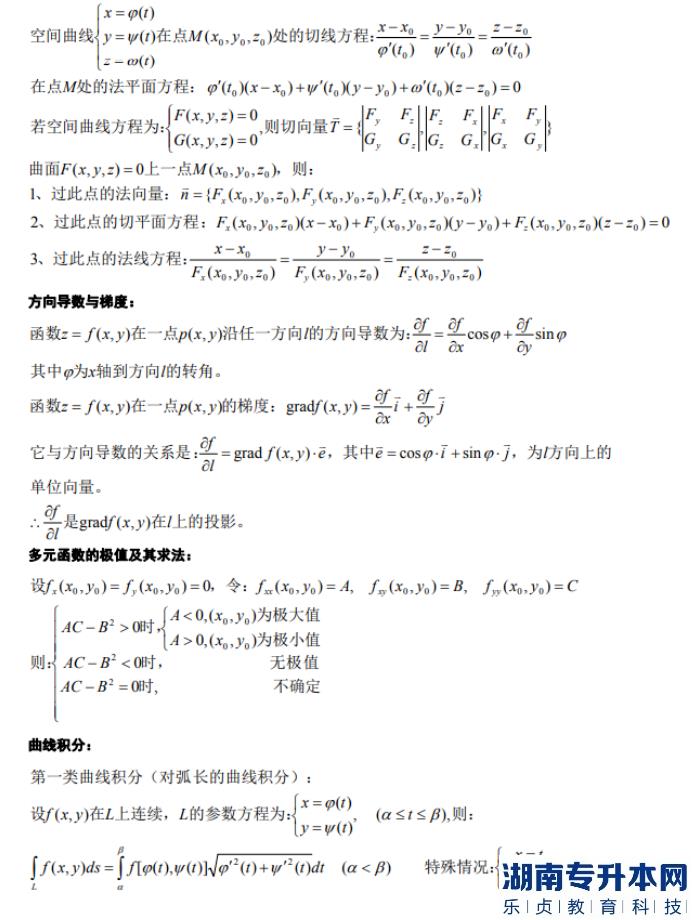 河南高數(shù)專升本公式大全(圖5)